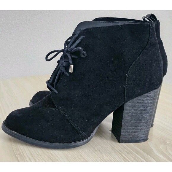 Call It Spring Women's Booties Suede Black Casual Size 7. - Picture 11 of 12